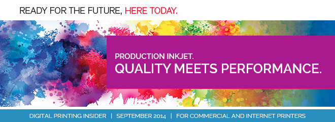 Canon Solutions America at Graph Expo 2014: Enabling Creativity with Advanced Inkjet Technology
