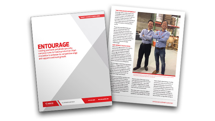How Entourage Yearbooks Leverages Canon Inkjet Photo Specialty Solutions